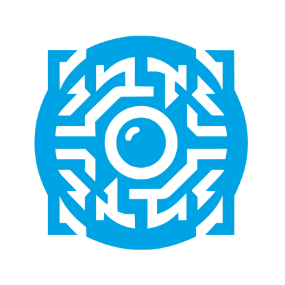 Circular Maze Logo #00a3e4