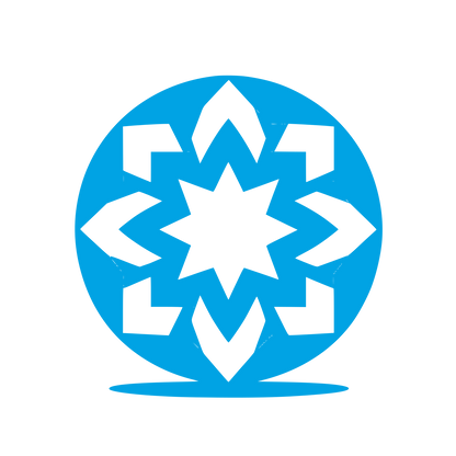Kaleidoscope Geometric Logo #00a3e4