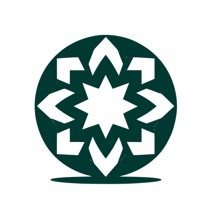 Kaleidoscope Geometric Logo #003932