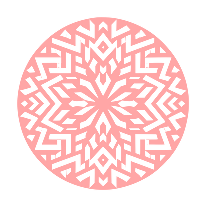 Intricate Mandala Logo #ffa6a6