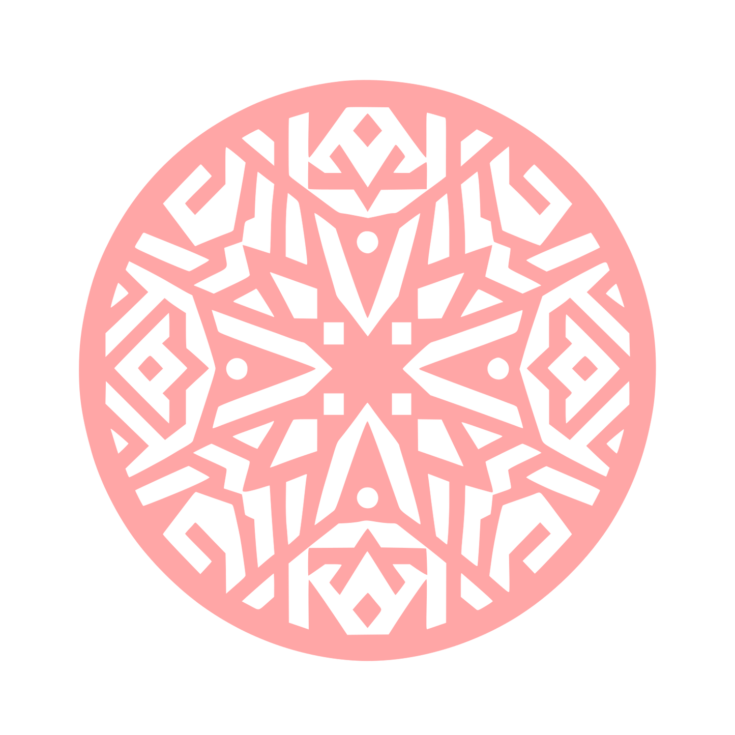 Intricate Pattern Logo #ffa6a6