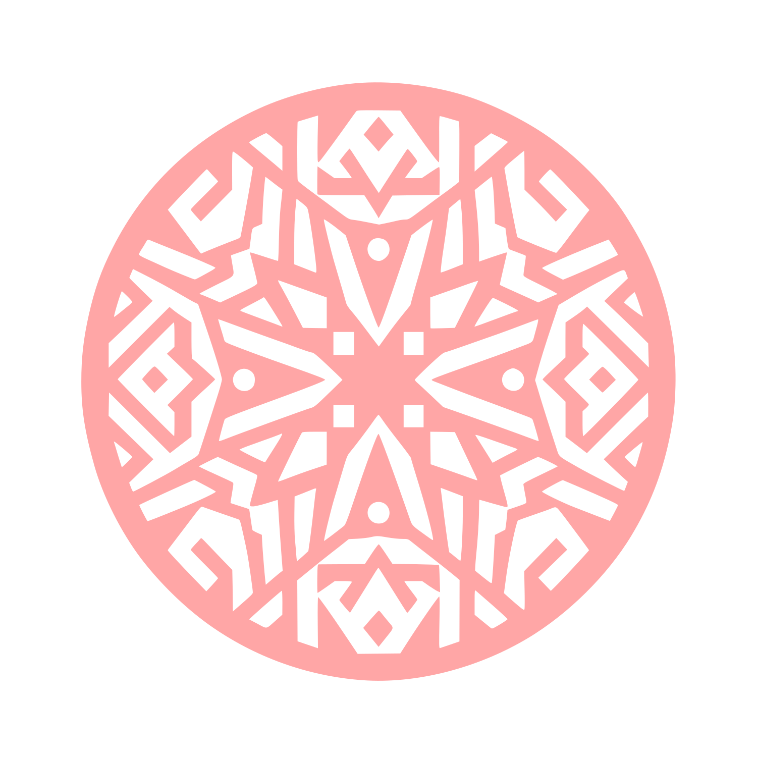 Intricate Pattern Logo #ffa6a6