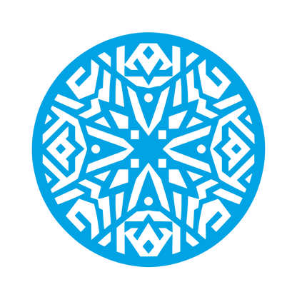 Intricate Pattern Logo #00a3e4
