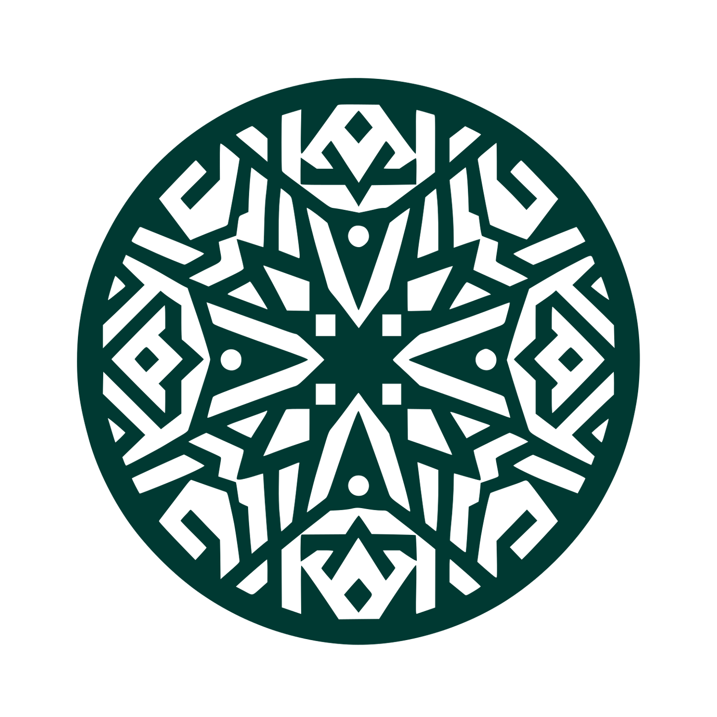 Intricate Pattern Logo #003932