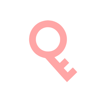 Simplified Key Logo #ffa6a6