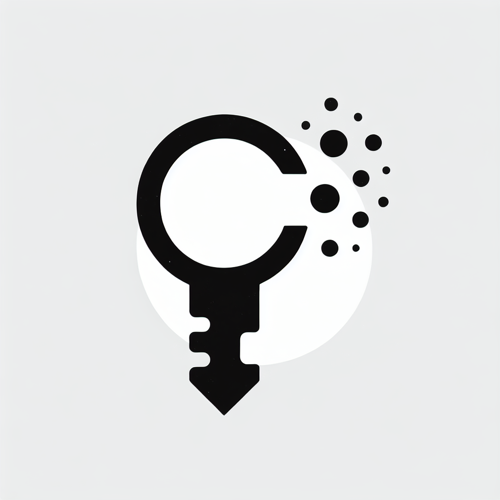 Abstract Key Logo