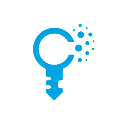 Abstract Key Logo #00a3e4