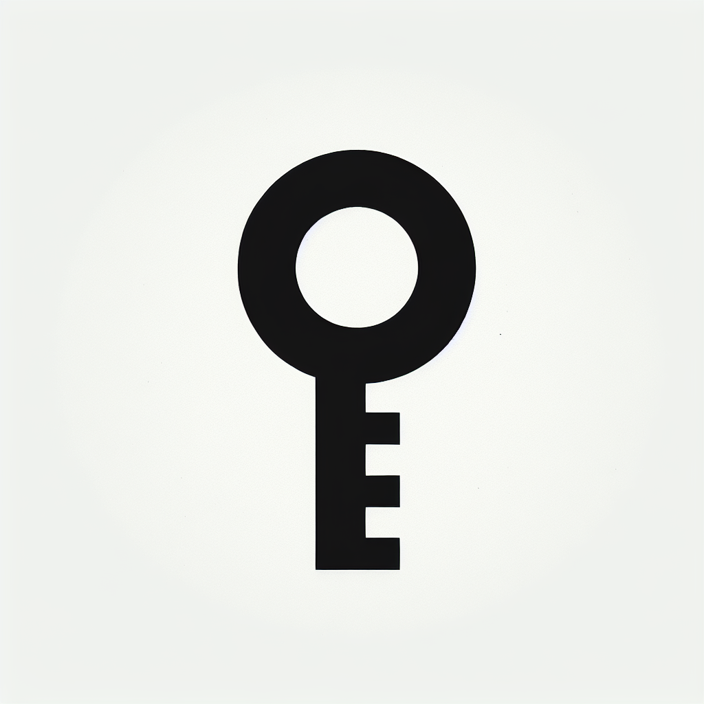 Minimalist Key Logo