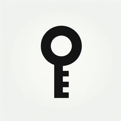 Minimalist Key Logo
