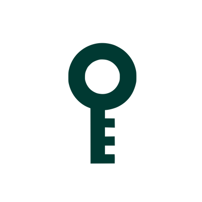 Minimalist Key Logo #003932