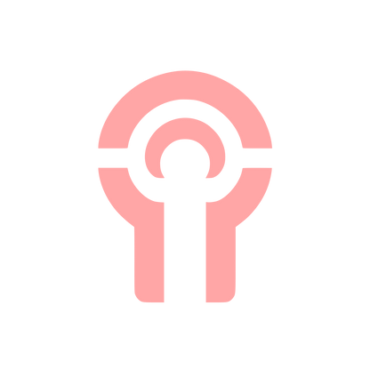 Keyhole Podcast Logo #ffa6a6