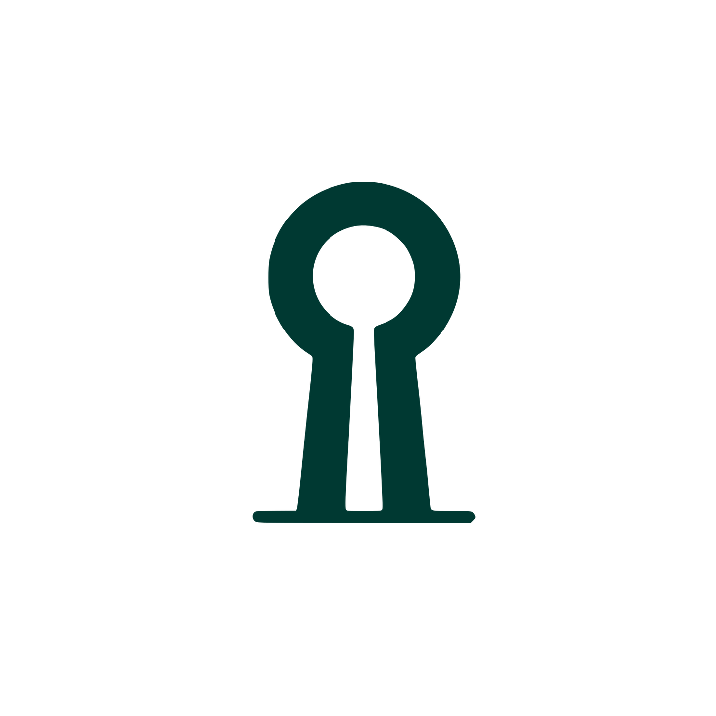 Keyhole Logo #003932