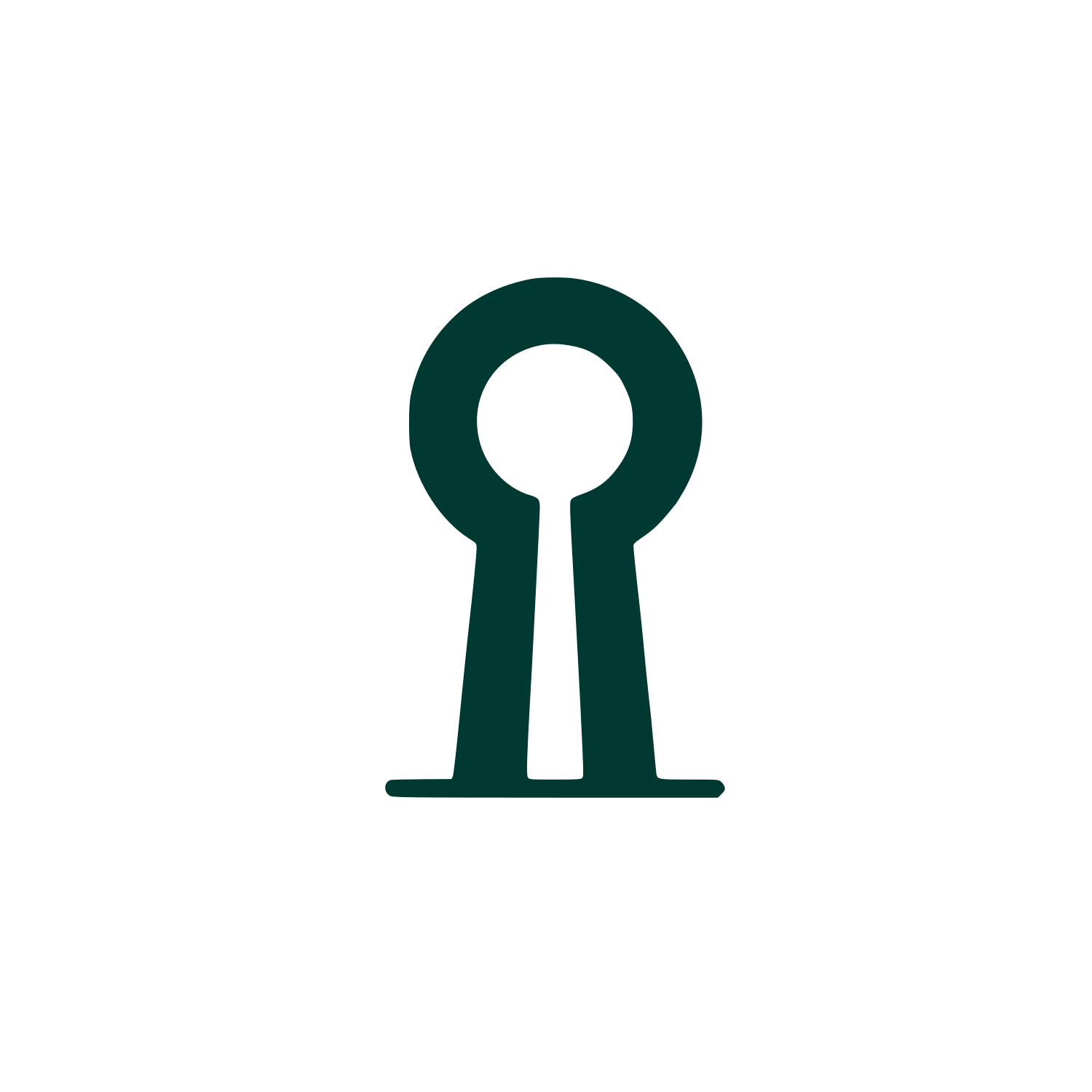 Keyhole Logo #003932