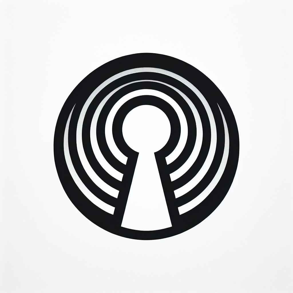 Circular Keyhole Logo