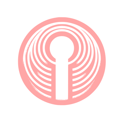 Circular Keyhole Logo #ffa6a6
