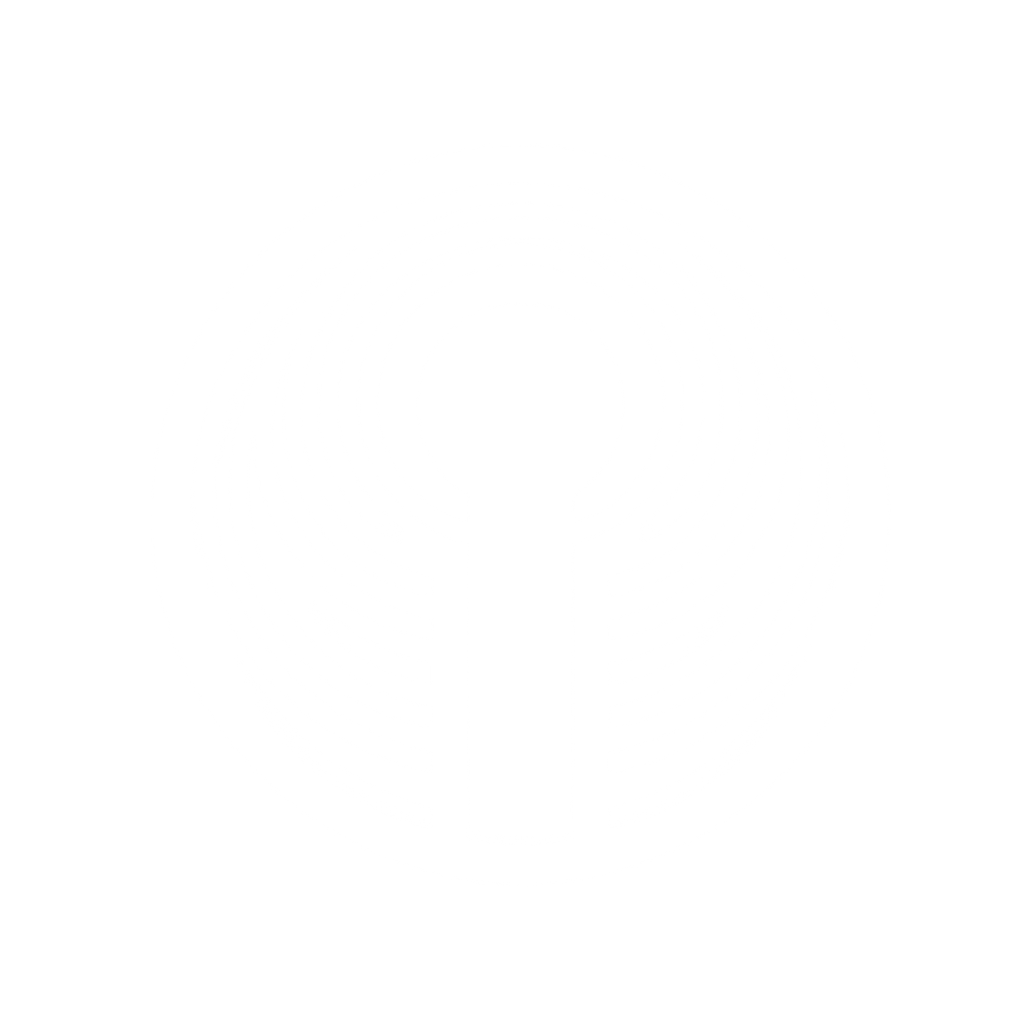 Circular Keyhole Logo #ffffff