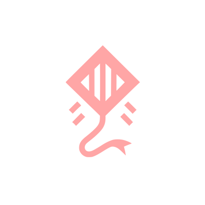 Kite Logo #ffa6a6