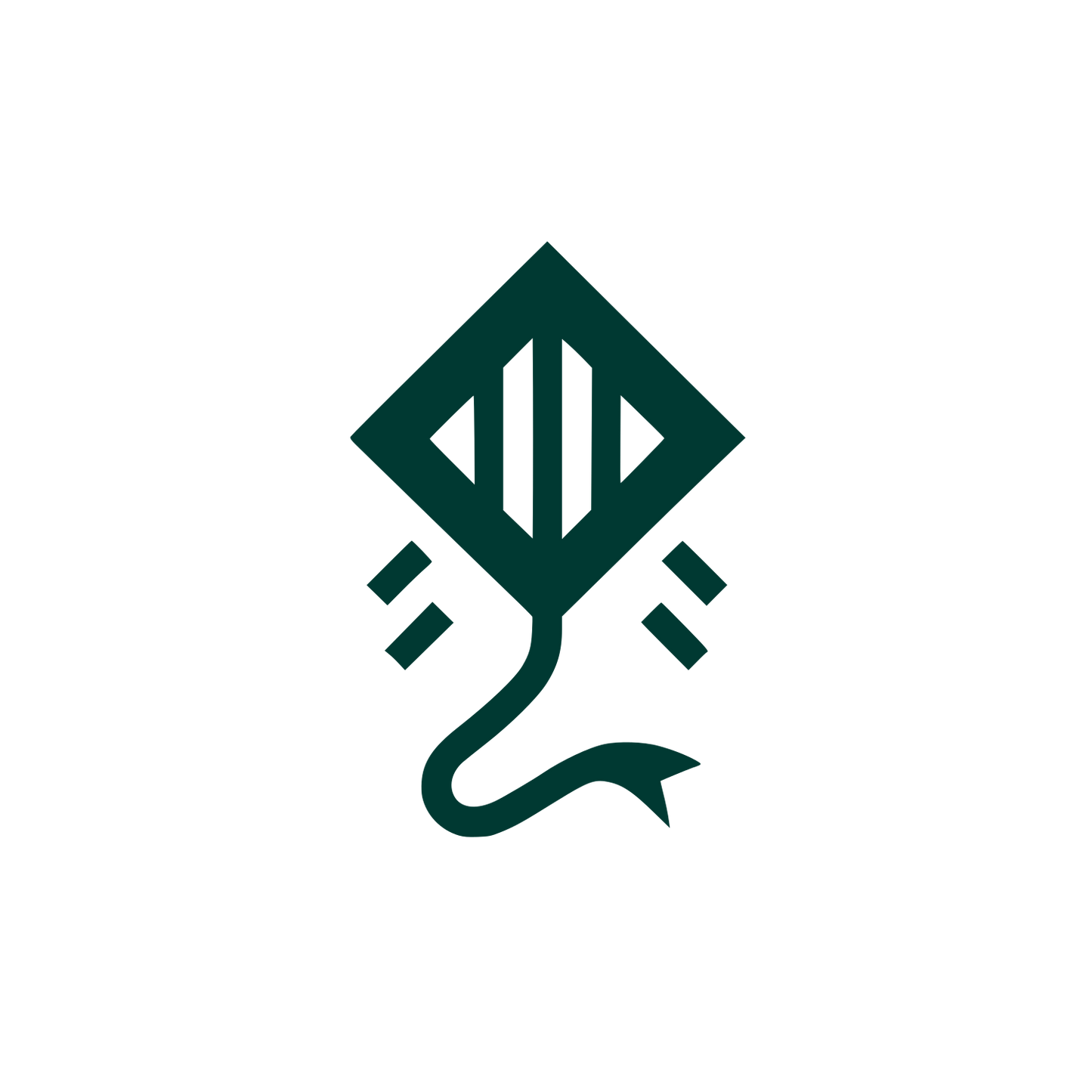 Kite Logo #003932