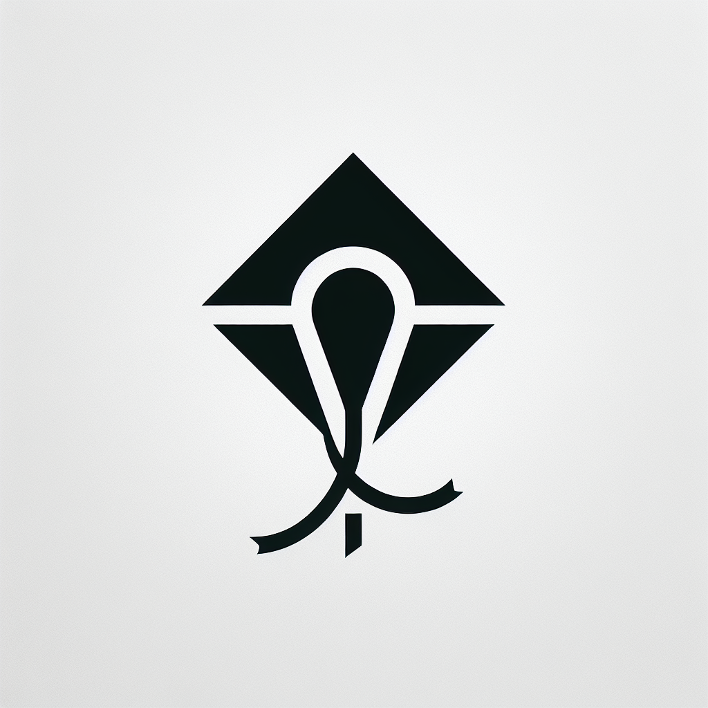 Geometric Kite Logo