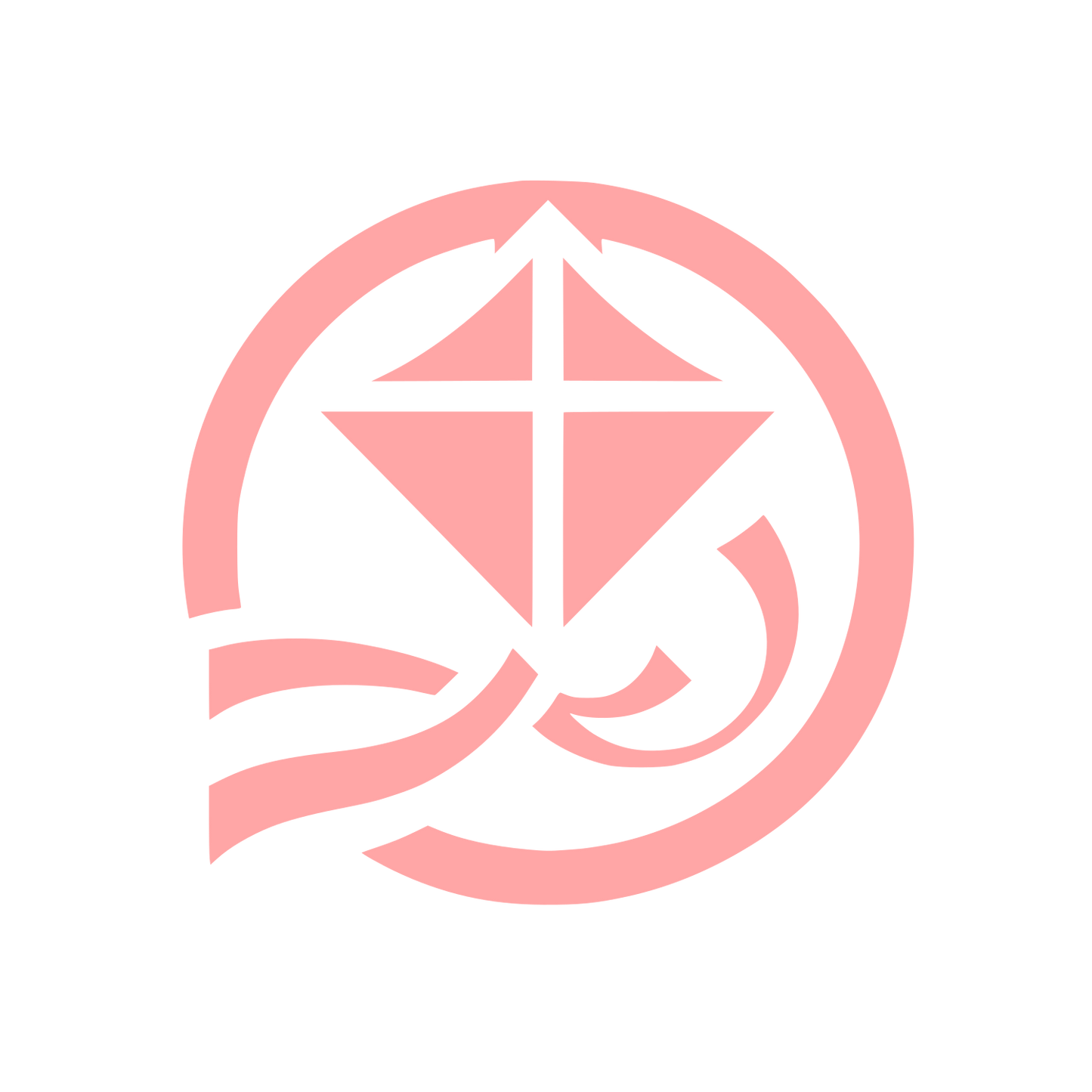 Circle Kite Logo #ffa6a6