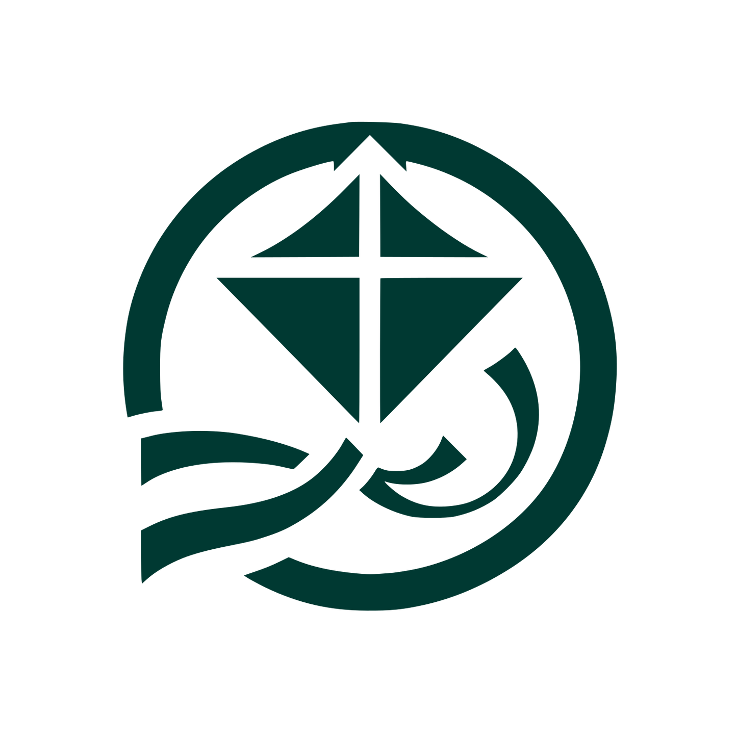 Circle Kite Logo #003932