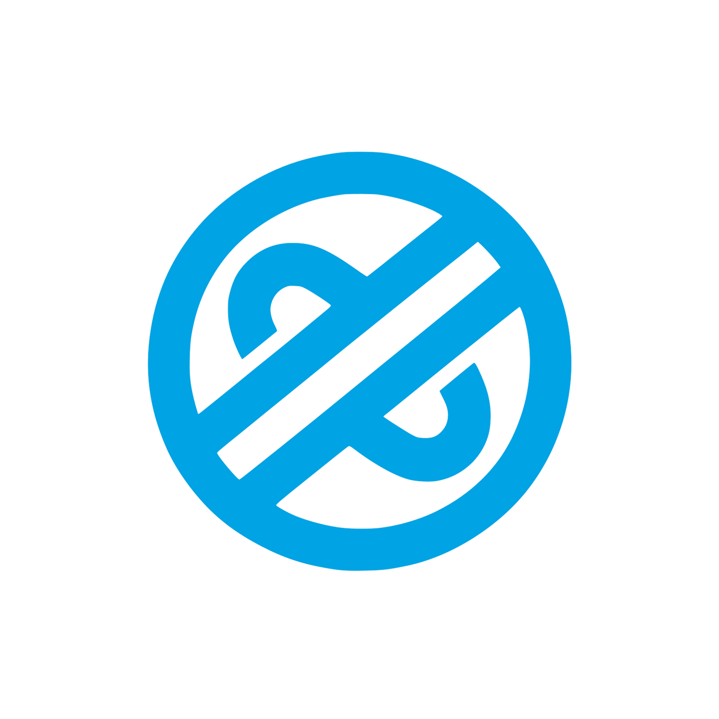 Interwoven Logo Design #00a3e4