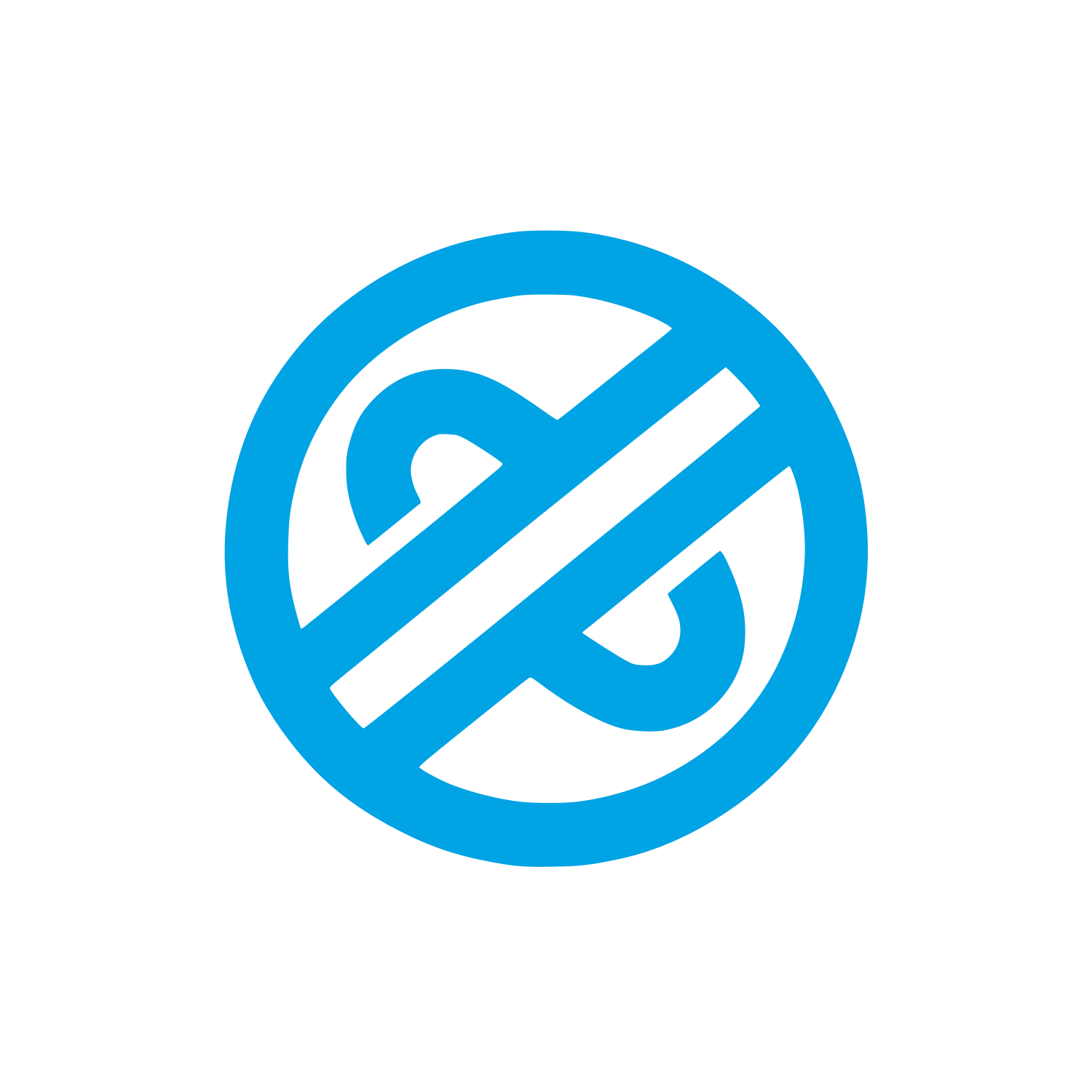 Interwoven Logo Design #00a3e4