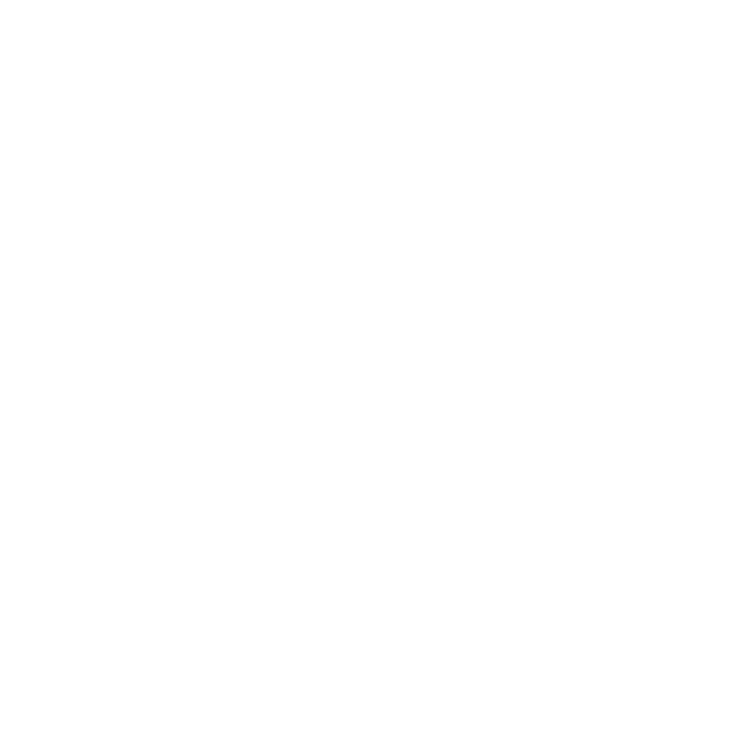 Knot Letter Logo #ffffff