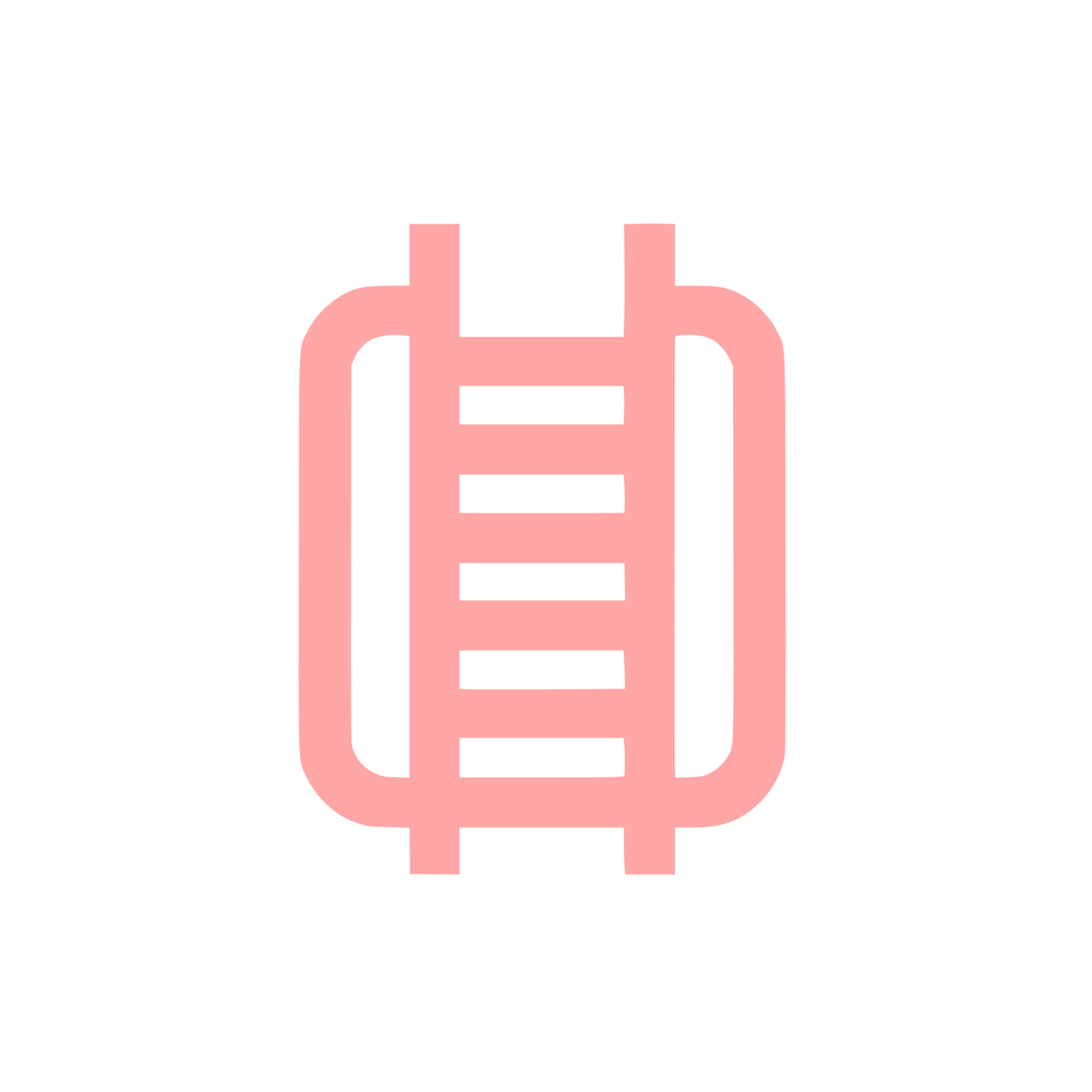 Ladder Logo #ffa6a6