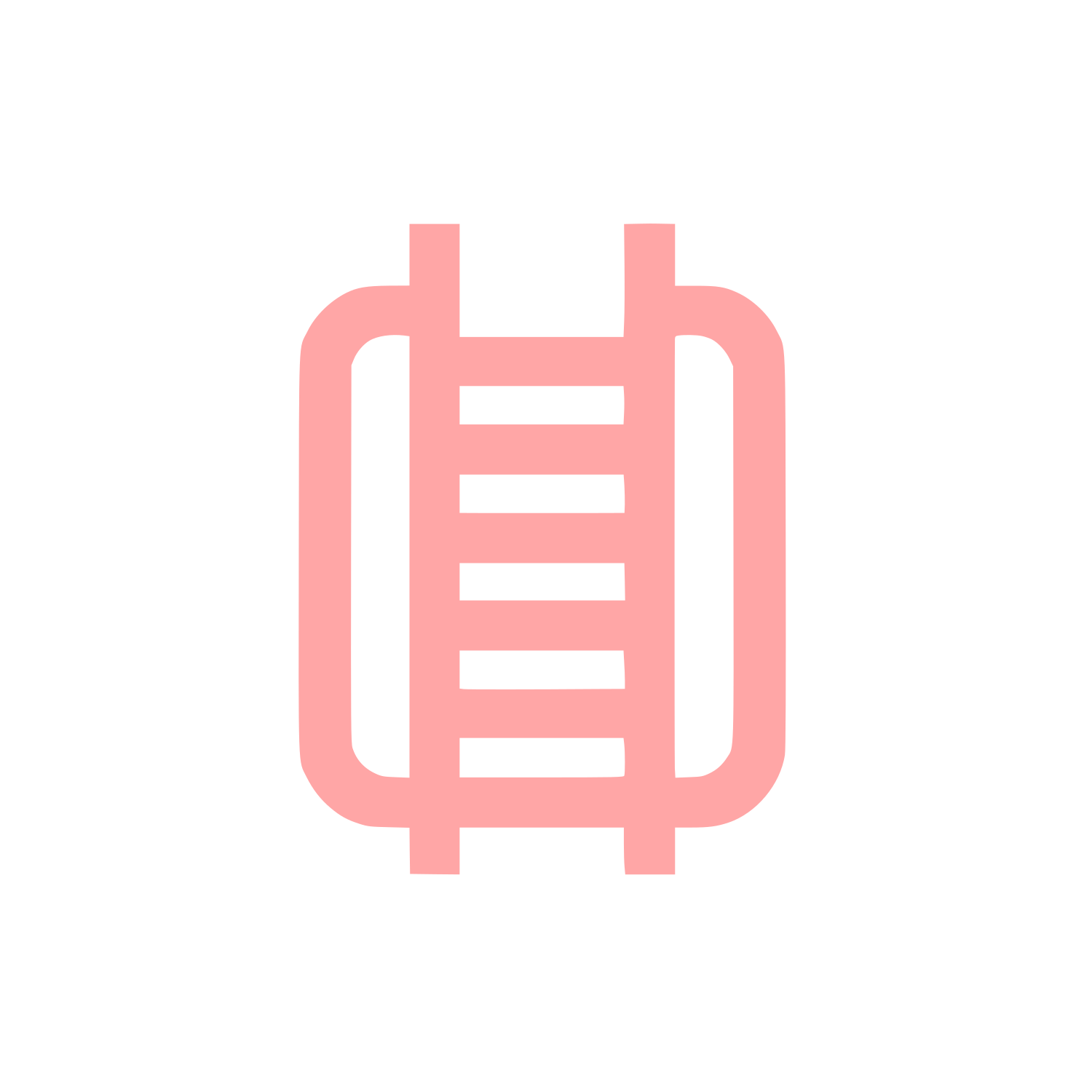 Ladder Logo #ffa6a6