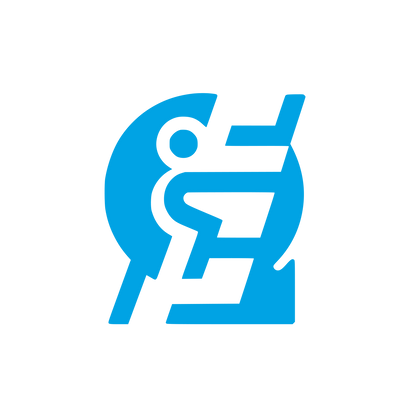 Ladder Person Logo #00a3e4