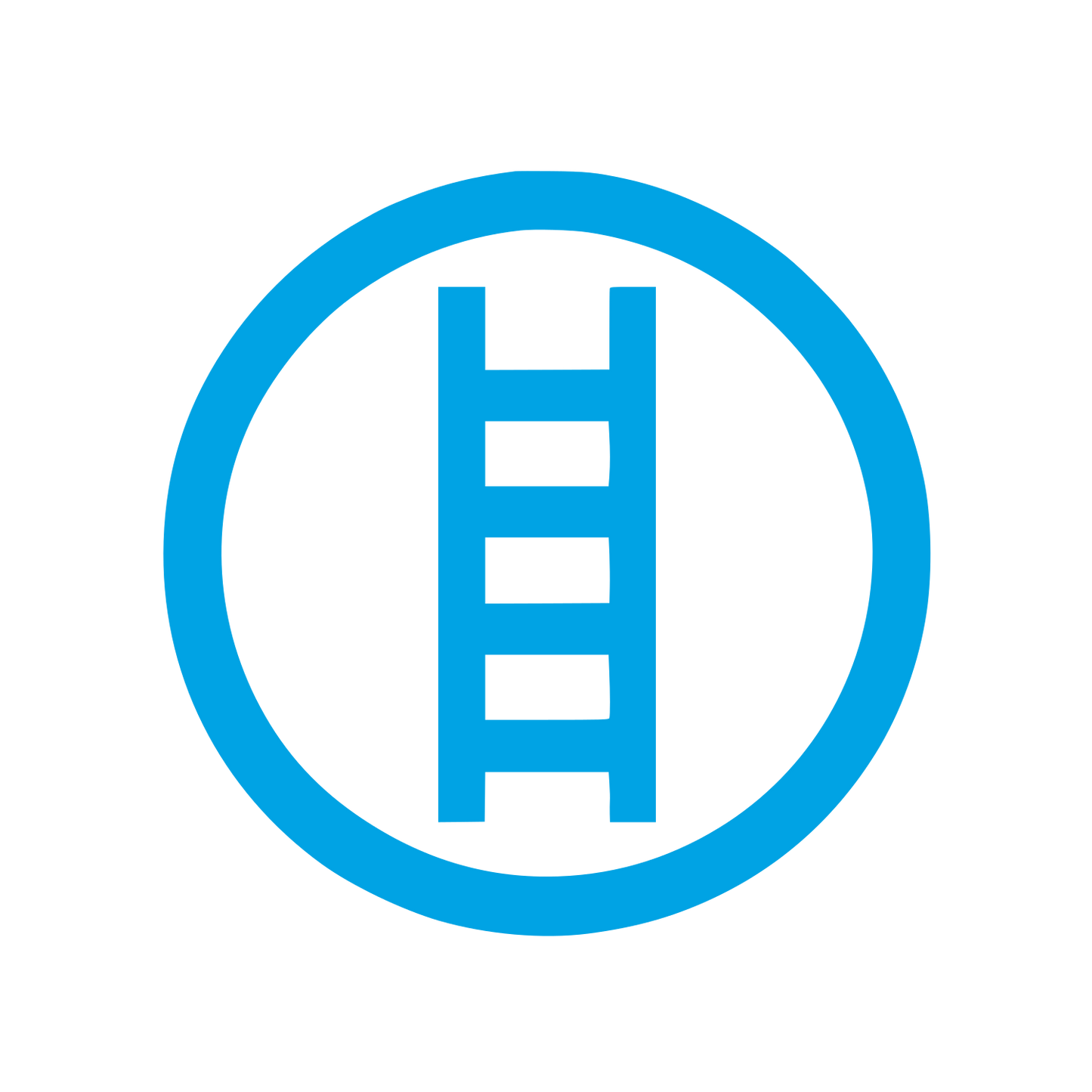 Ladder Circle Logo #00a3e4