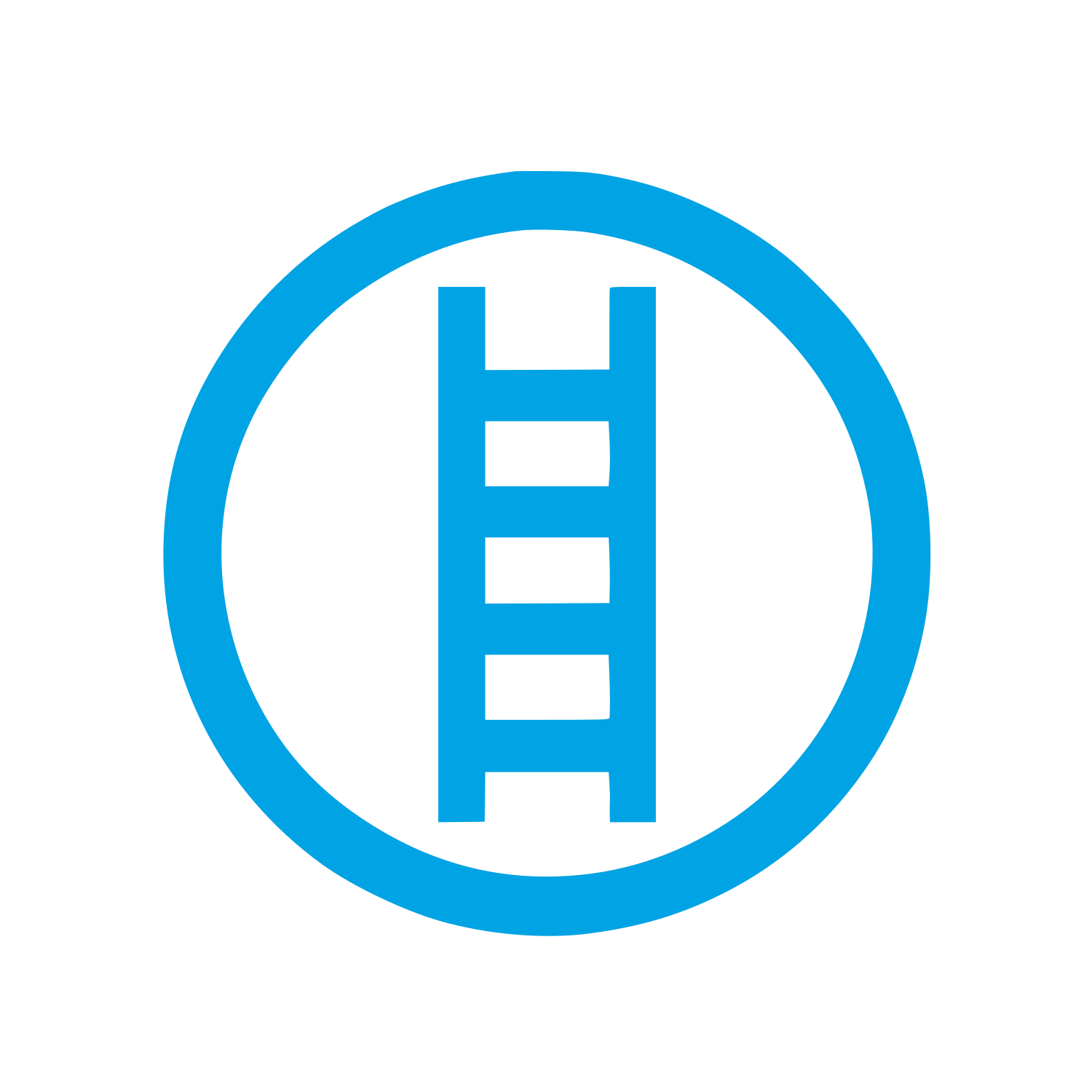 Ladder Circle Logo #00a3e4