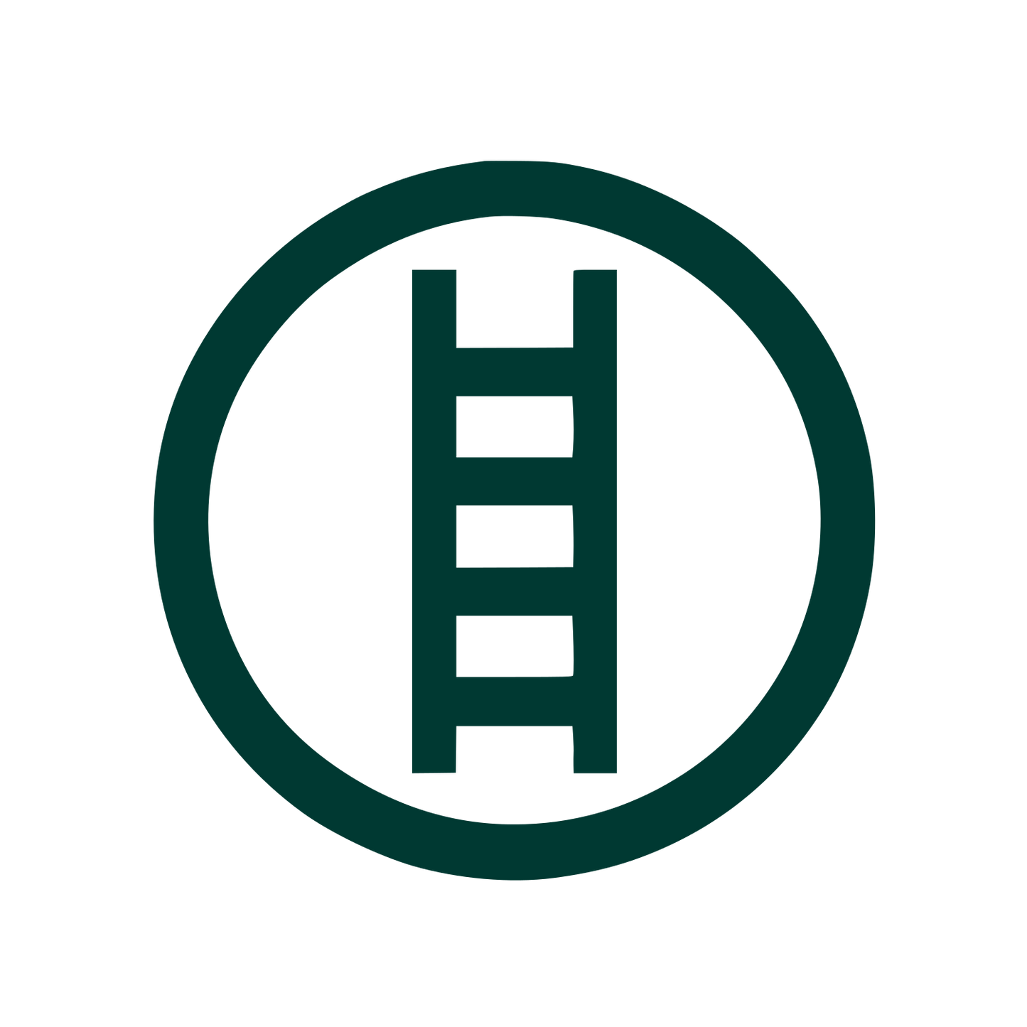 Ladder Circle Logo #003932