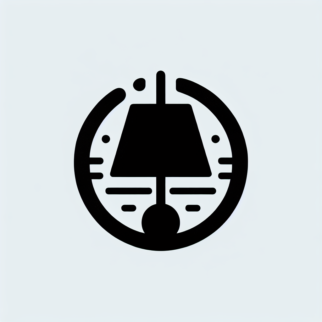 Abstract Lamp Logo
