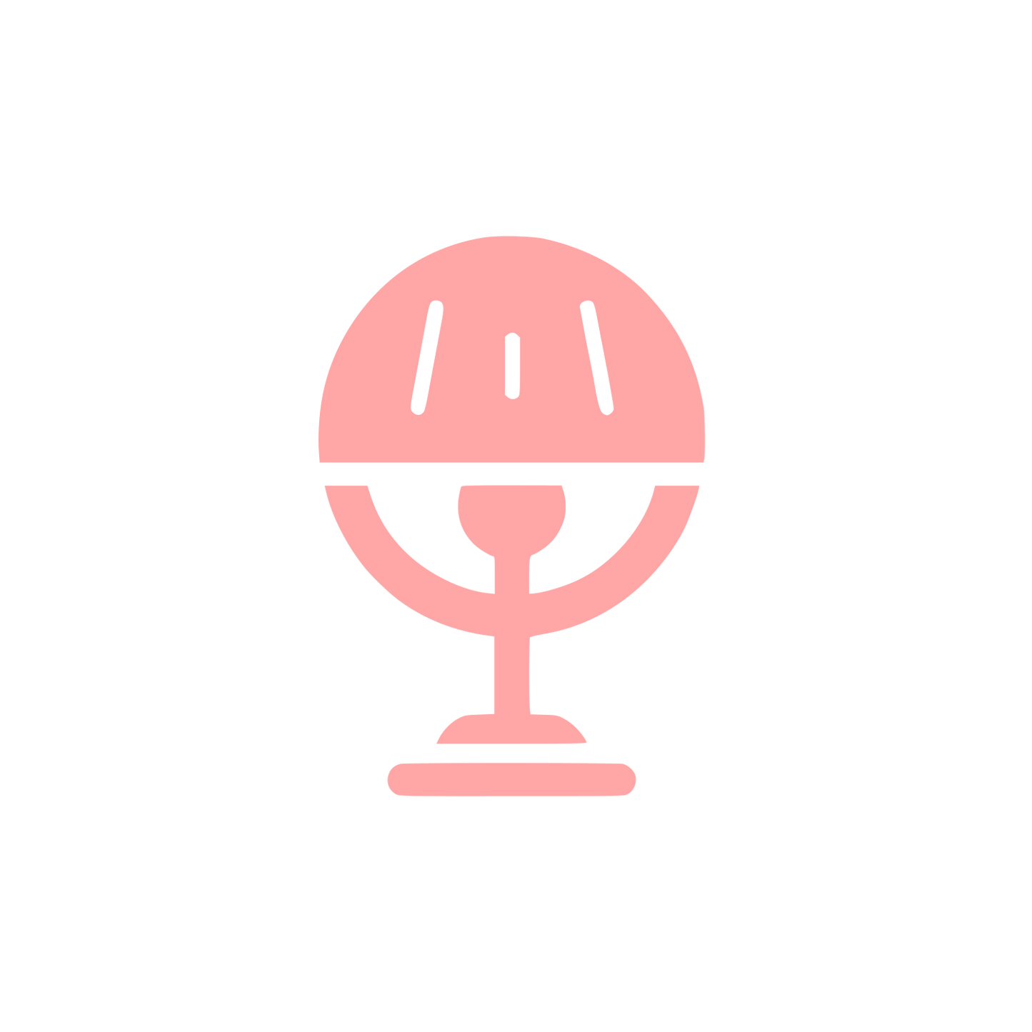 Abstract Helmet Logo #ffa6a6