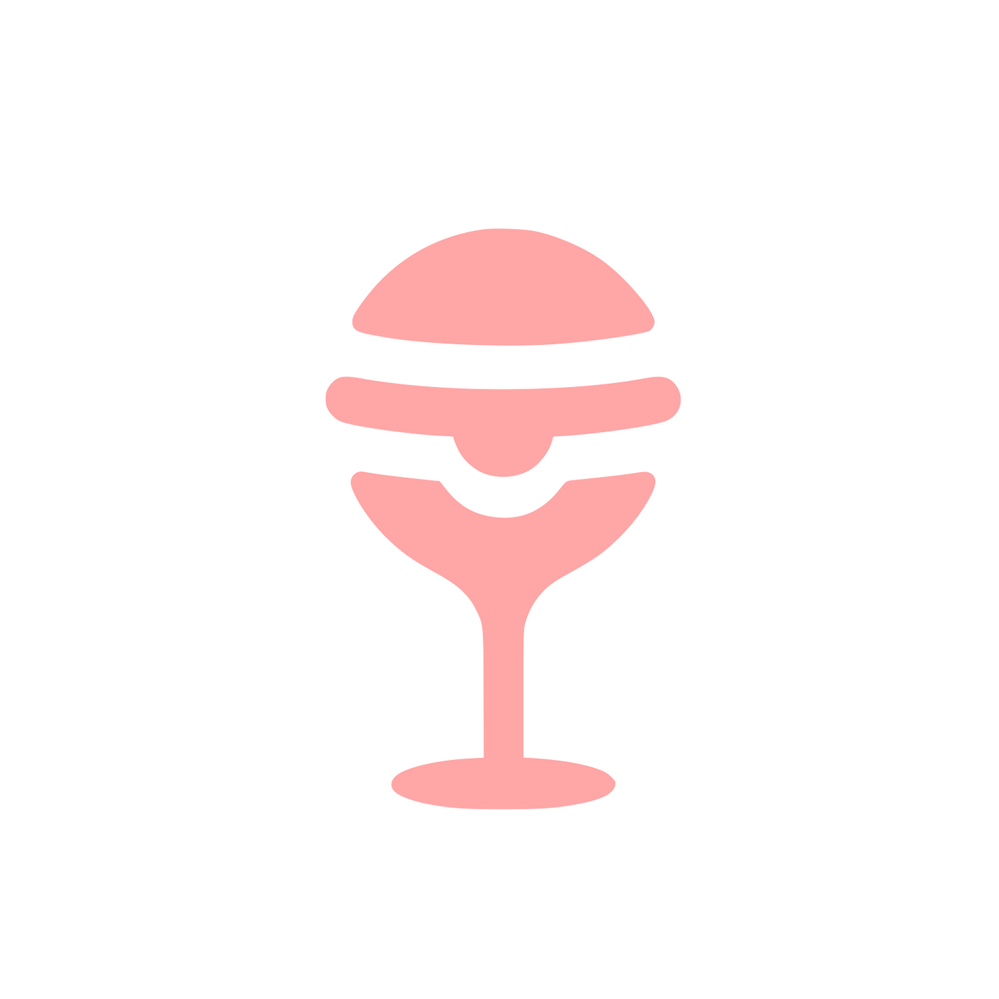 Lamp Glass Logo #ffa6a6
