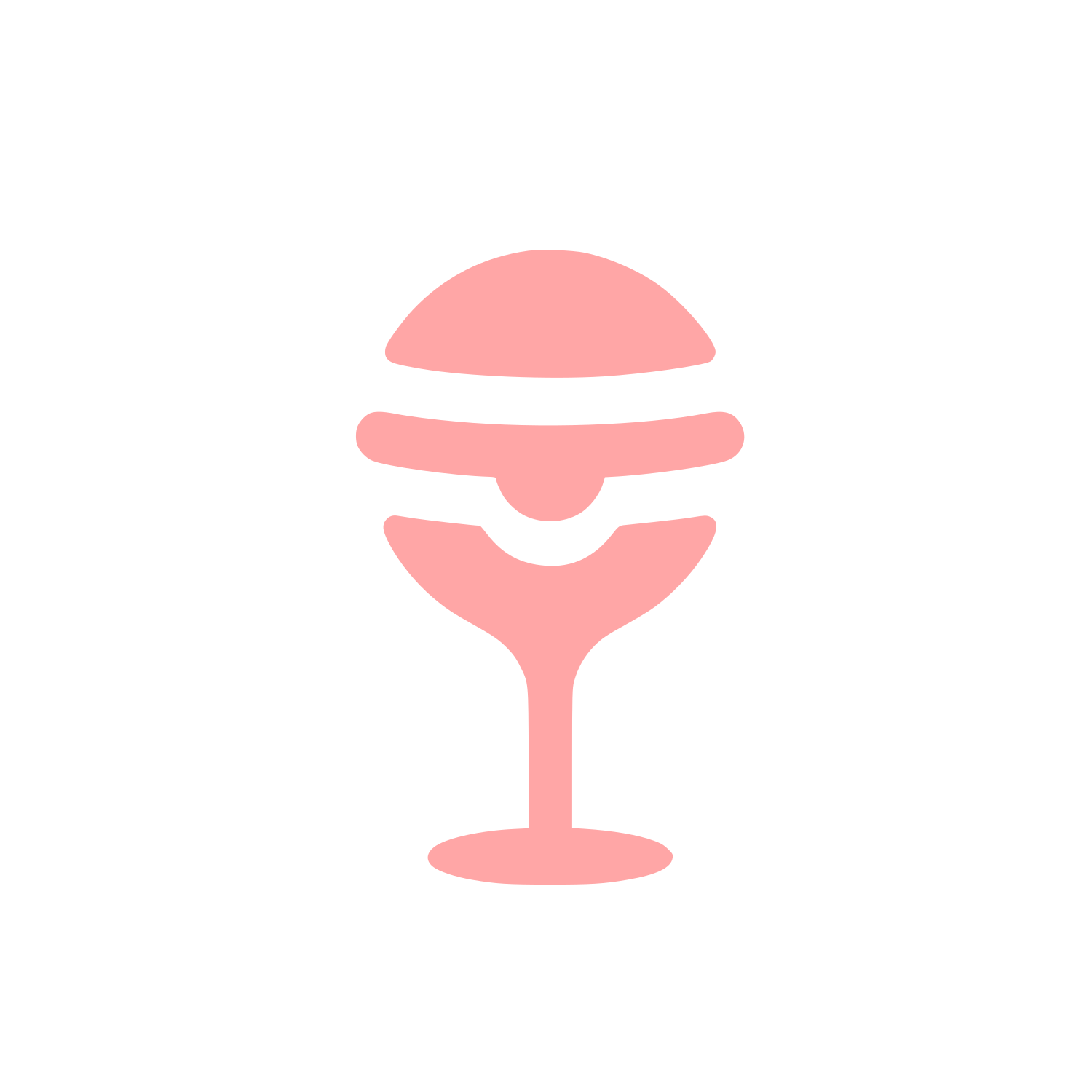 Lamp Glass Logo #ffa6a6