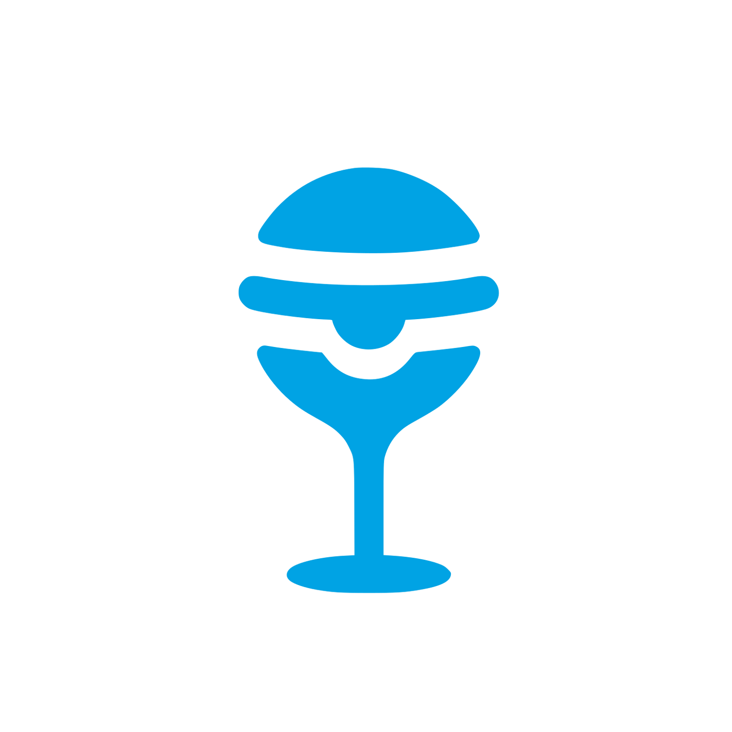 Lamp Glass Logo #00a3e4