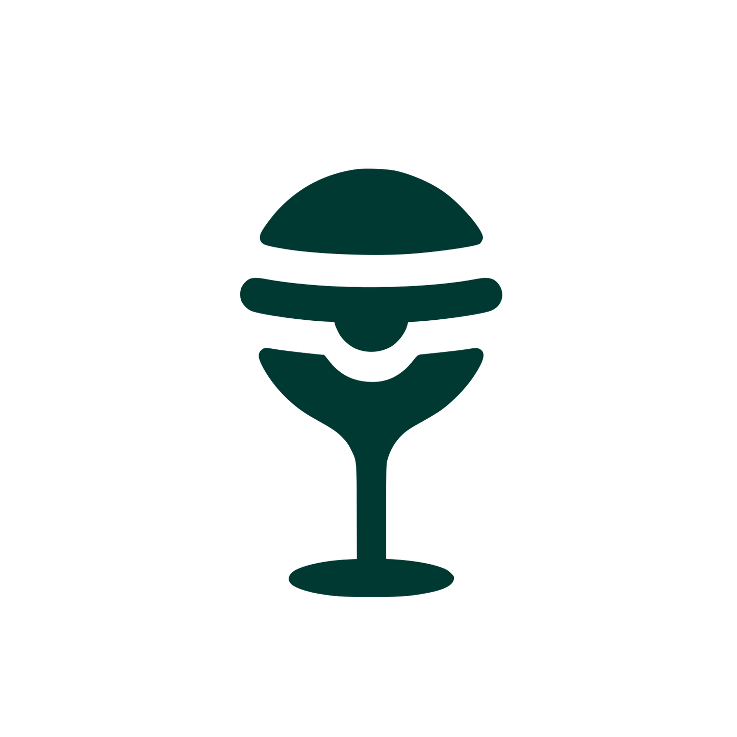 Lamp Glass Logo #003932