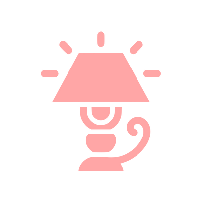 Desk Lamp Logo #ffa6a6