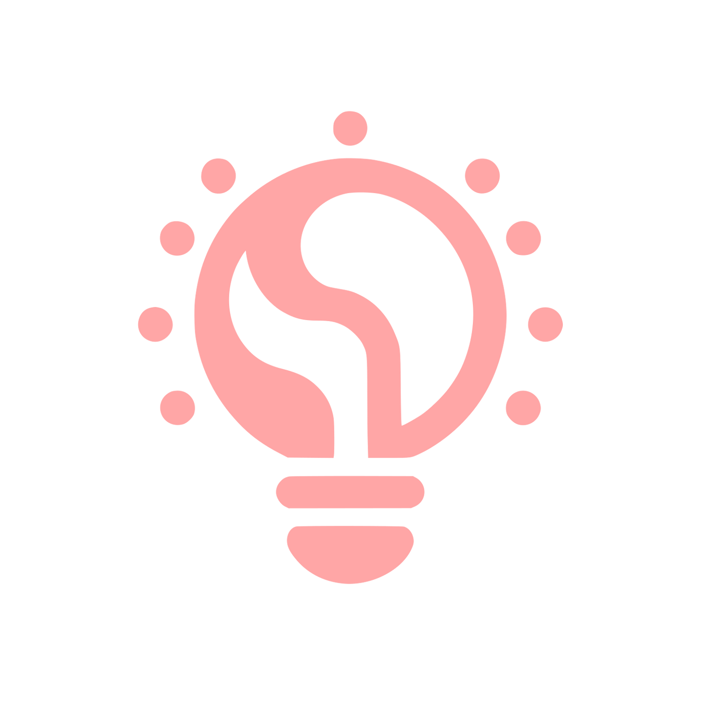 Lamp Idea Logo #ffa6a6