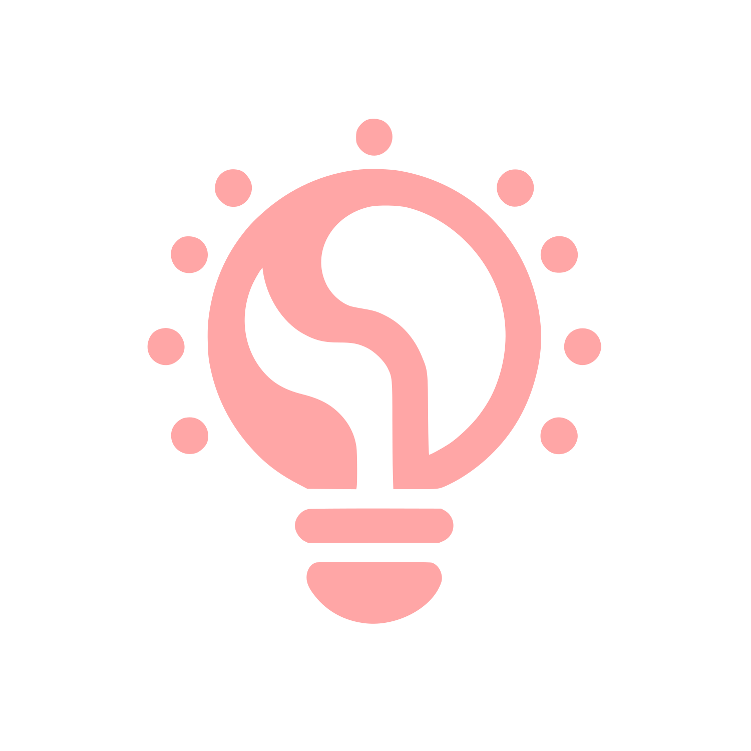 Lamp Idea Logo #ffa6a6