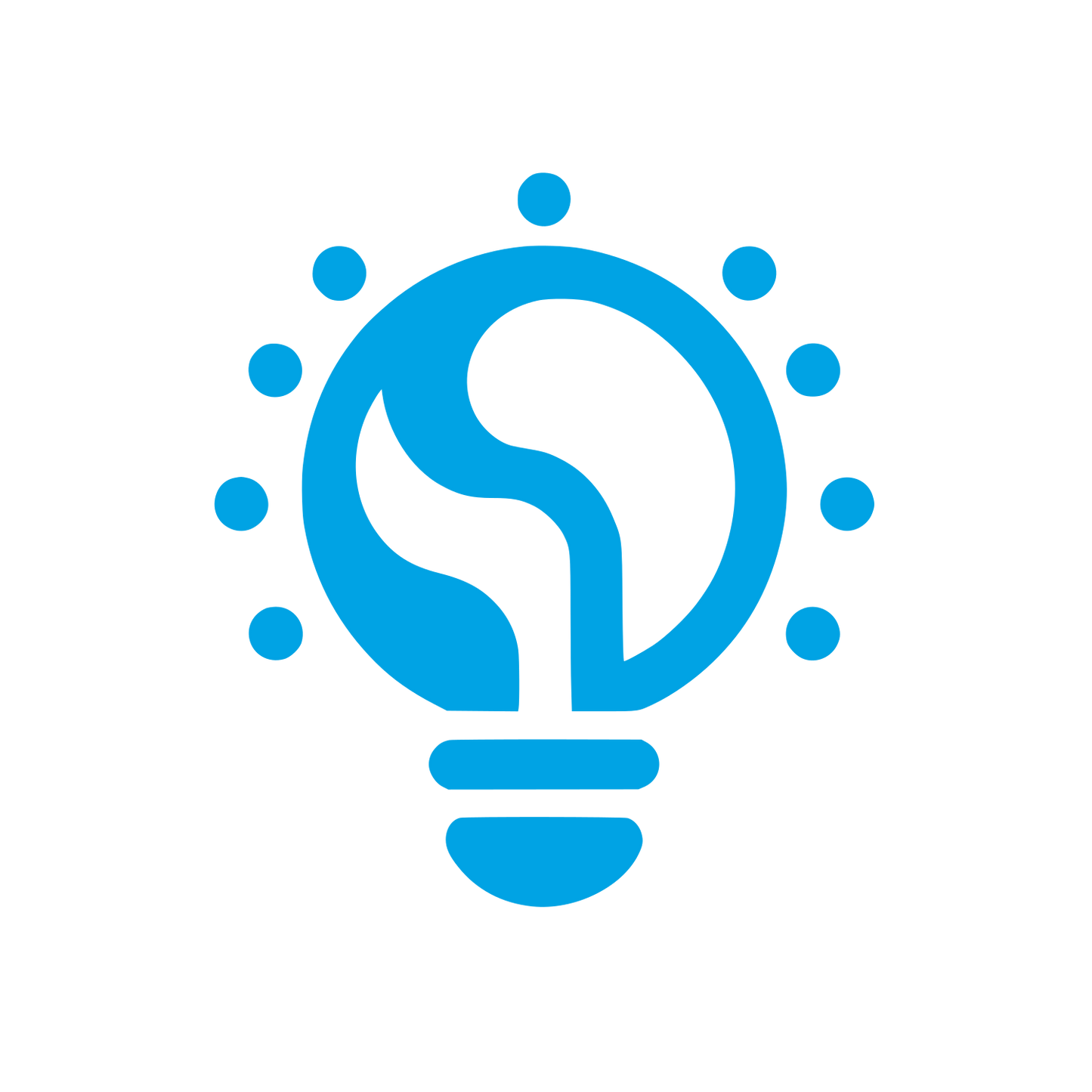 Lamp Idea Logo #00a3e4