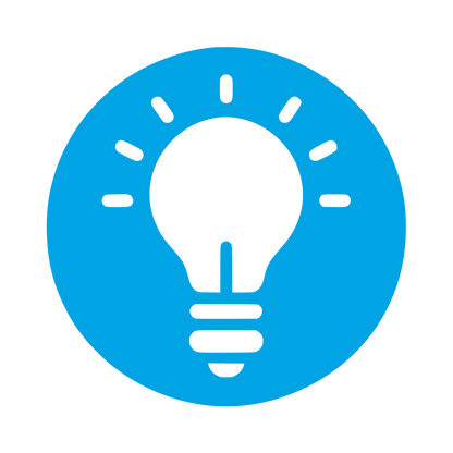 Lightbulb Idea Logo #00a3e4