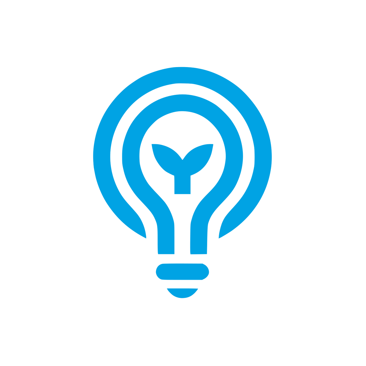 Eco-Friendly Idea Logo #00a3e4