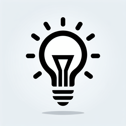 Idea Light Bulb Logo