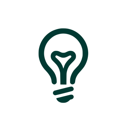 Lightbulb Logo Design #003932