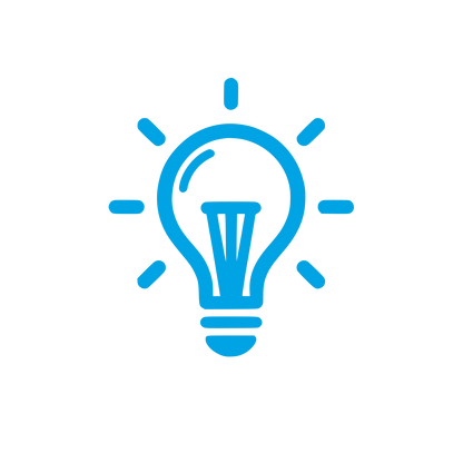 Lightbulb Idea Logo #00a3e4