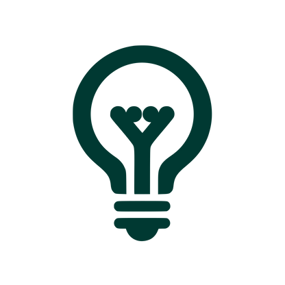 Creative Lightbulb Logo #003932